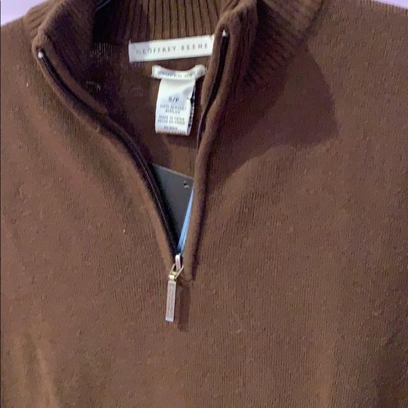 Geoffrey Beene Men's Zip Neck Sweater NWT - Picture 4 of 5